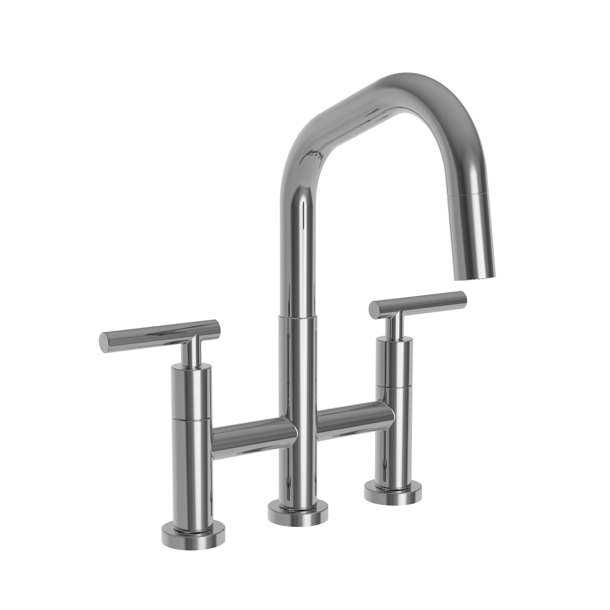 Newport Brass East Square® Kitchen Bridge Pull-Down Faucet