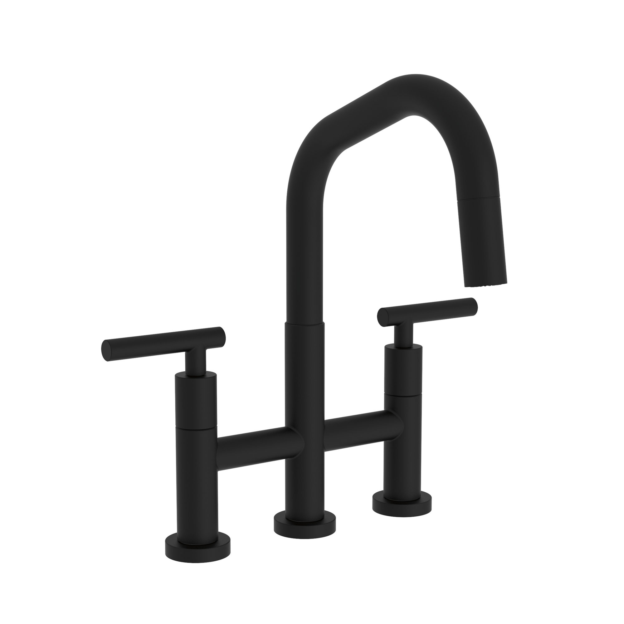 Newport Brass East Square® Kitchen Bridge Pull-Down Faucet