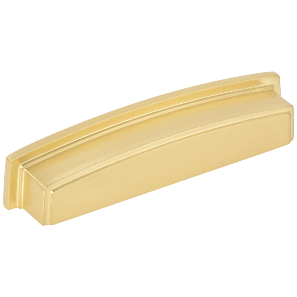 Hardware Resources 96 mm Center-to-Center Satin Nickel Square Renzo Cabinet Cup Pull