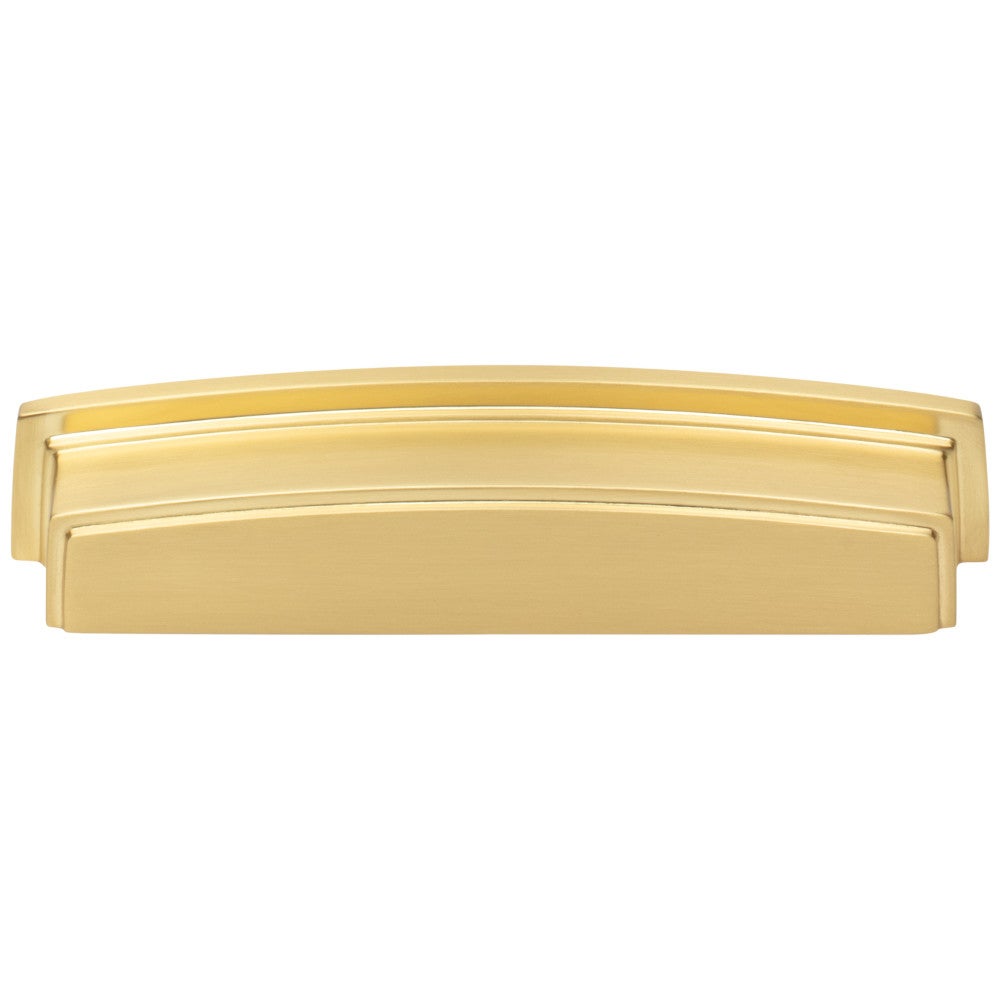 Hardware Resources 96 mm Center-to-Center Satin Nickel Square Renzo Cabinet Cup Pull