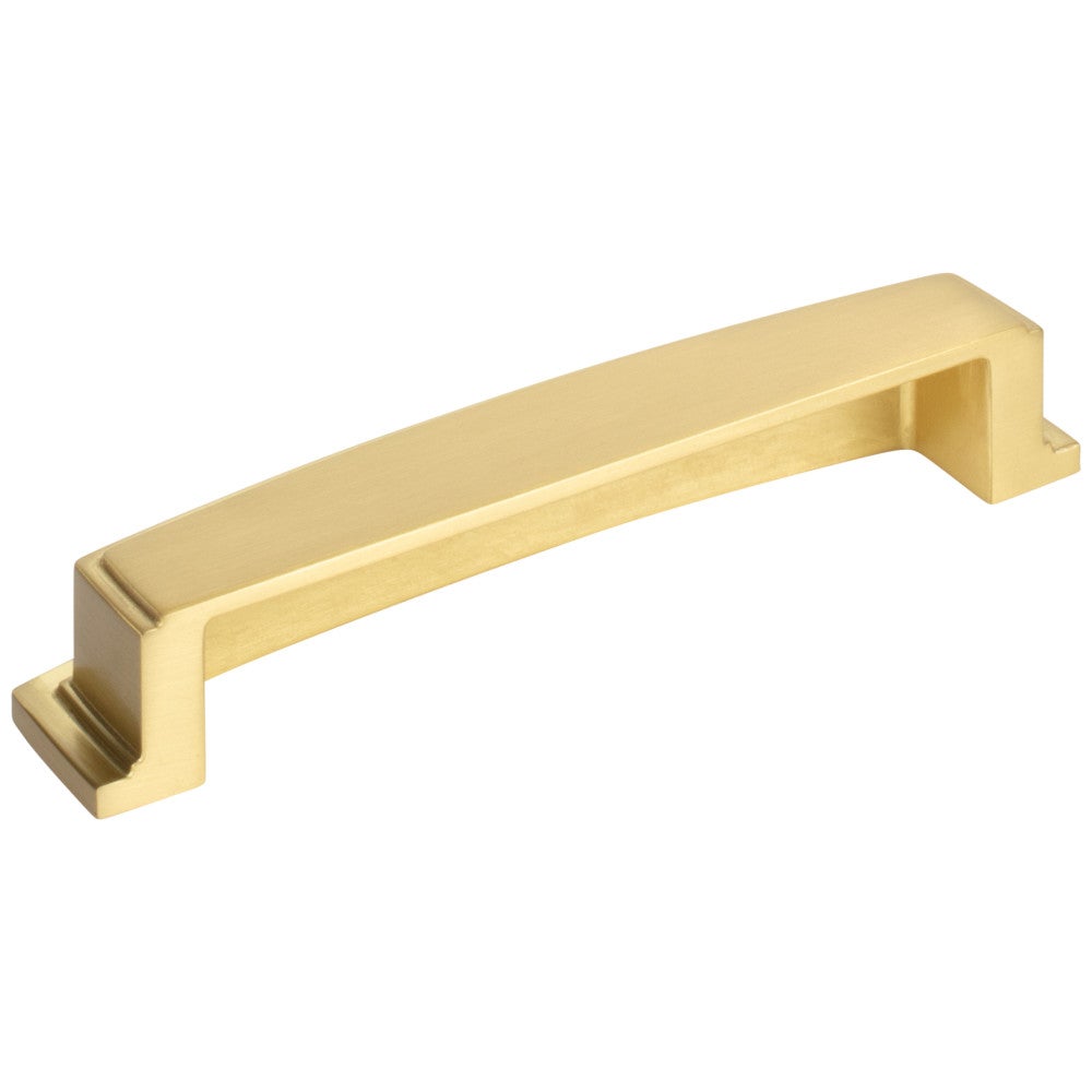 Hardware Resources 96 mm Center-to-Center Satin Nickel Square Renzo Cabinet Cup Pull