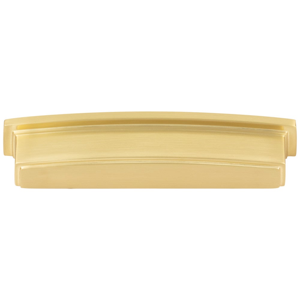 Hardware Resources 96 mm Center-to-Center Satin Nickel Square Renzo Cabinet Cup Pull