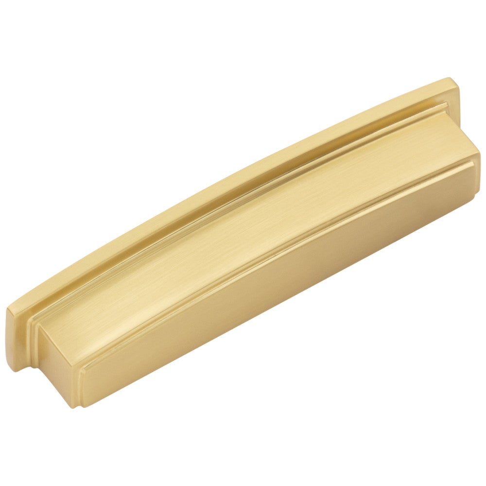Hardware Resources 96 mm Center-to-Center Satin Nickel Square Renzo Cabinet Cup Pull