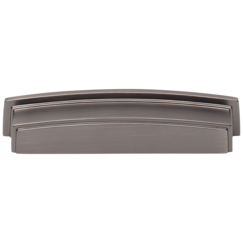 Hardware Resources 96 mm Center-to-Center Satin Nickel Square Renzo Cabinet Cup Pull