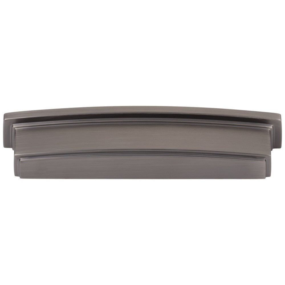 Hardware Resources 96 mm Center-to-Center Satin Nickel Square Renzo Cabinet Cup Pull