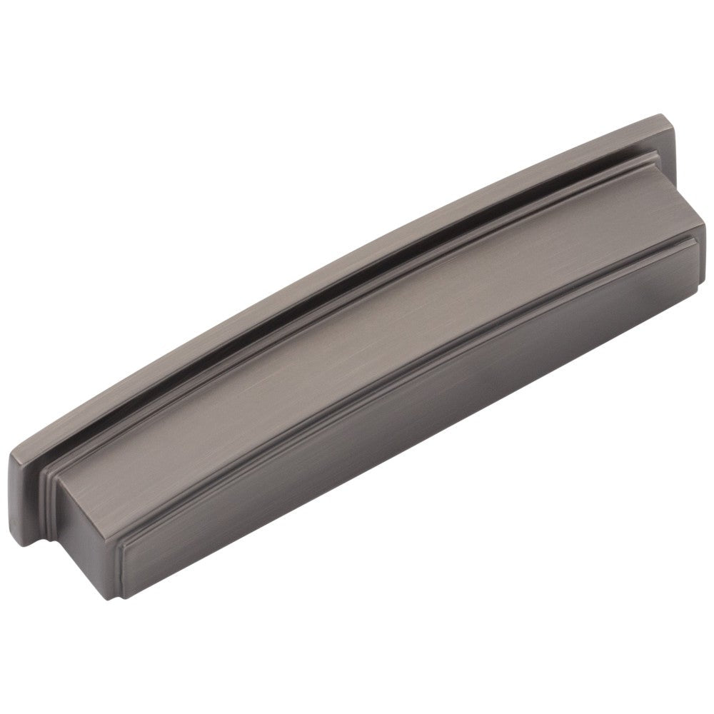 Hardware Resources 96 mm Center-to-Center Satin Nickel Square Renzo Cabinet Cup Pull