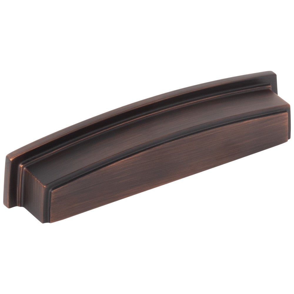 Hardware Resources 96 mm Center-to-Center Satin Nickel Square Renzo Cabinet Cup Pull