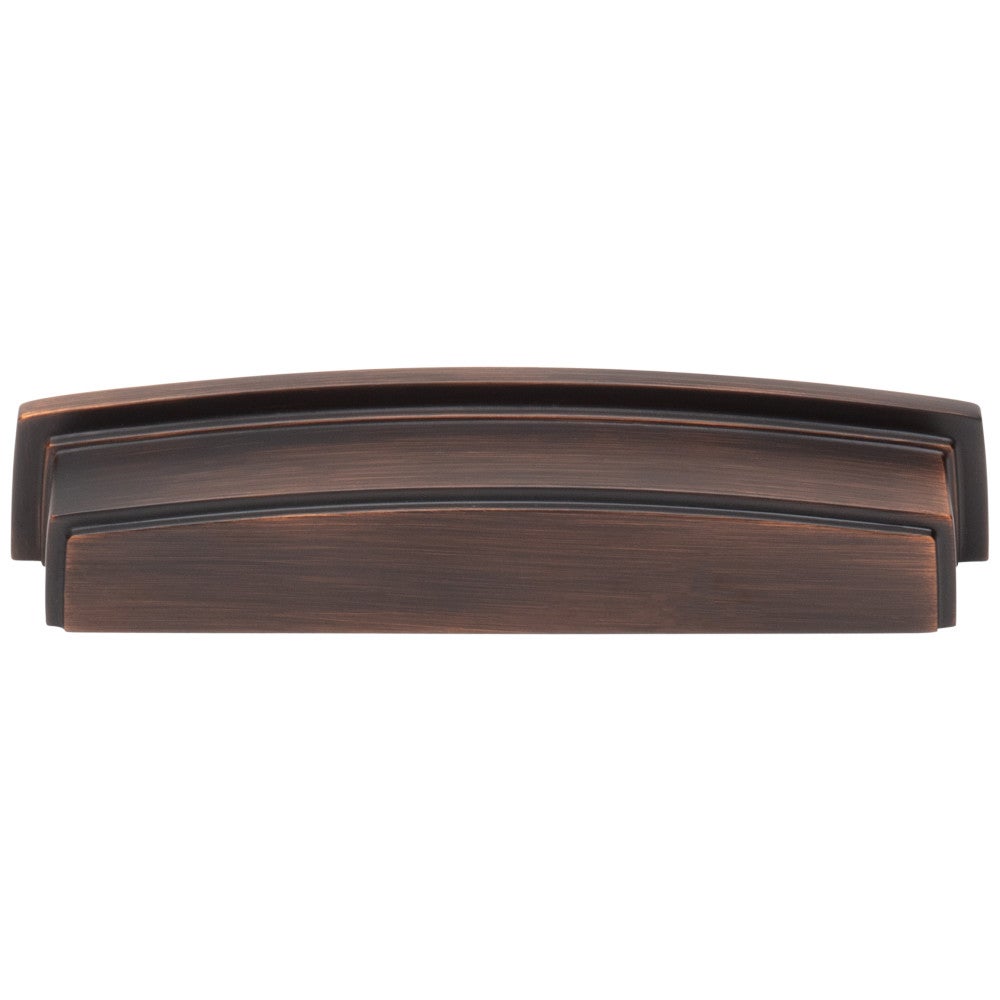 Hardware Resources 96 mm Center-to-Center Satin Nickel Square Renzo Cabinet Cup Pull