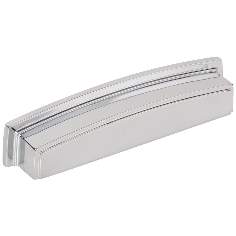 Hardware Resources 96 mm Center-to-Center Satin Nickel Square Renzo Cabinet Cup Pull