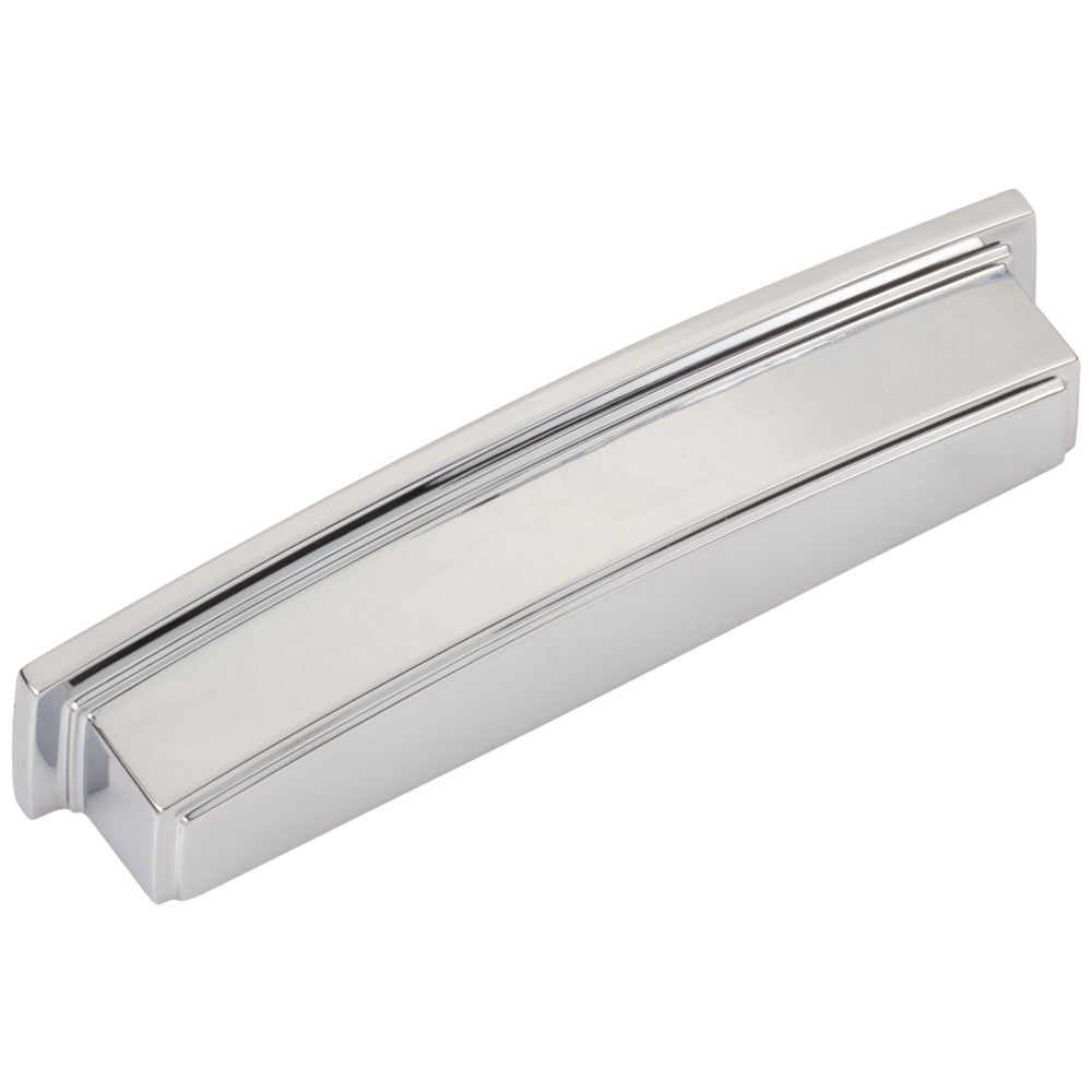 Hardware Resources 96 mm Center-to-Center Satin Nickel Square Renzo Cabinet Cup Pull