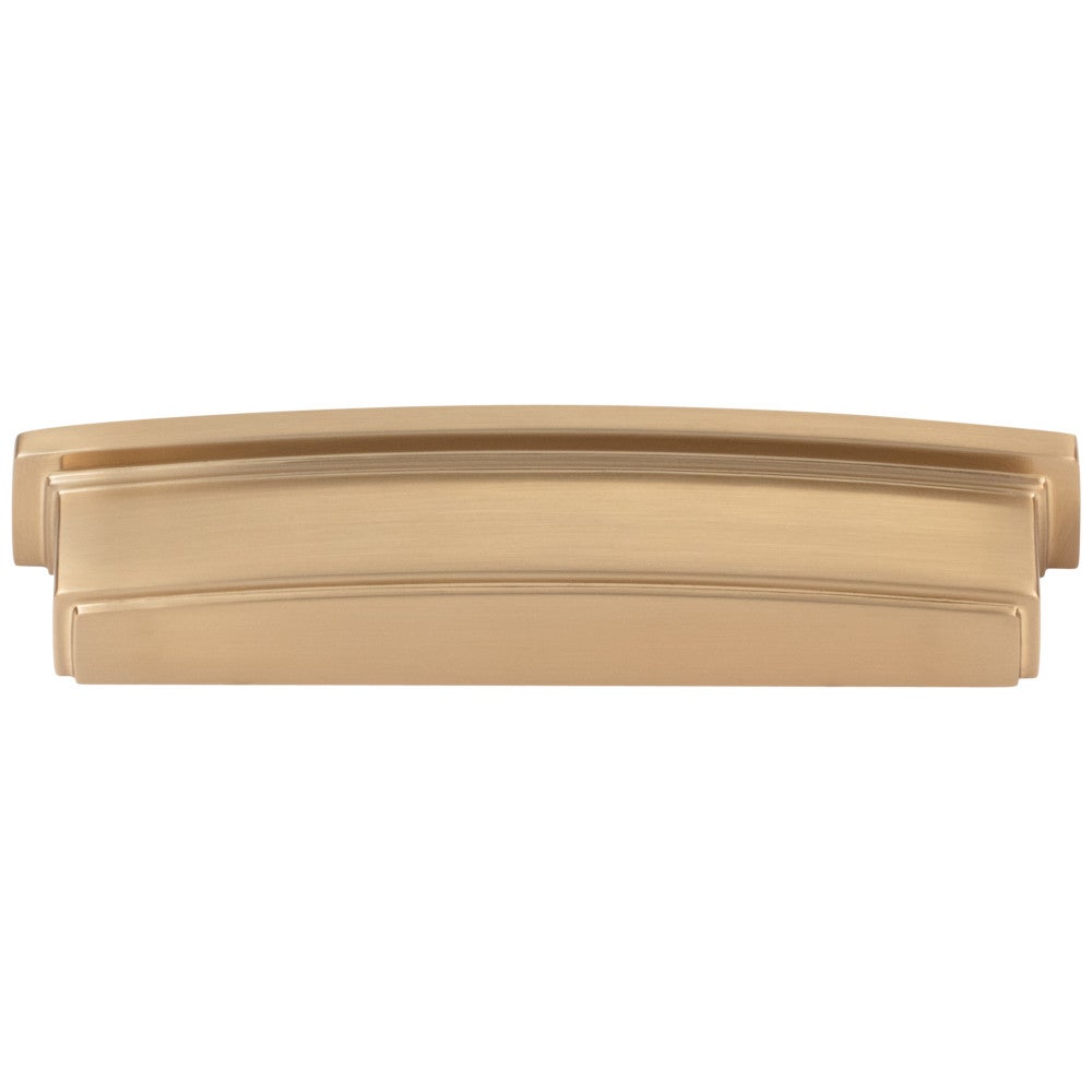 Hardware Resources 96 mm Center-to-Center Satin Nickel Square Renzo Cabinet Cup Pull