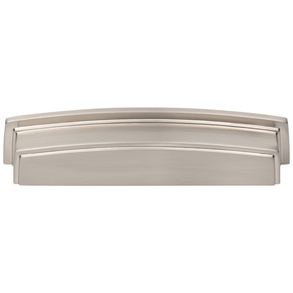 Hardware Resources 96 mm Center-to-Center Satin Nickel Square Renzo Cabinet Cup Pull