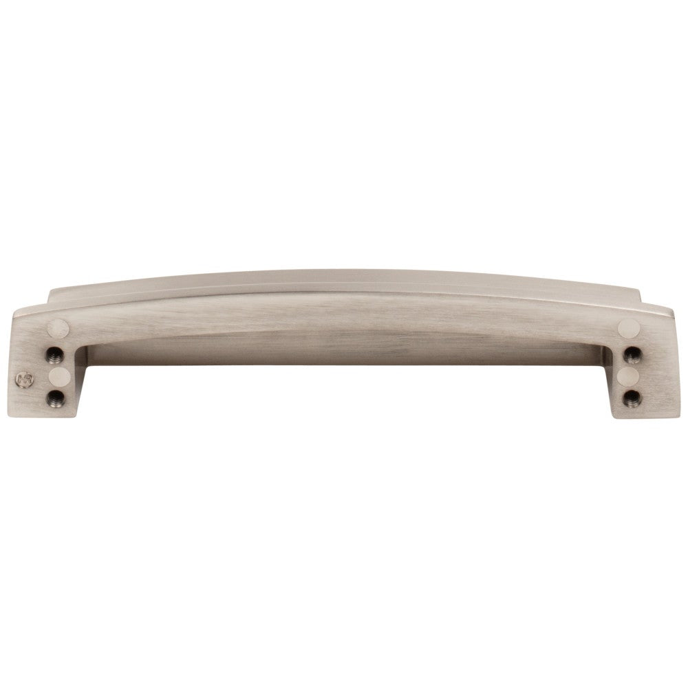 Hardware Resources 96 mm Center-to-Center Satin Nickel Square Renzo Cabinet Cup Pull