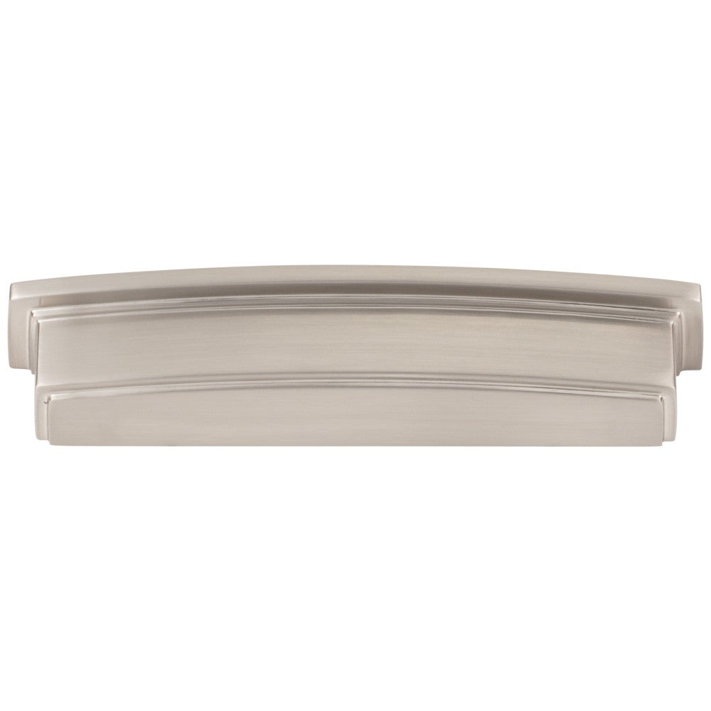 Hardware Resources 96 mm Center-to-Center Satin Nickel Square Renzo Cabinet Cup Pull