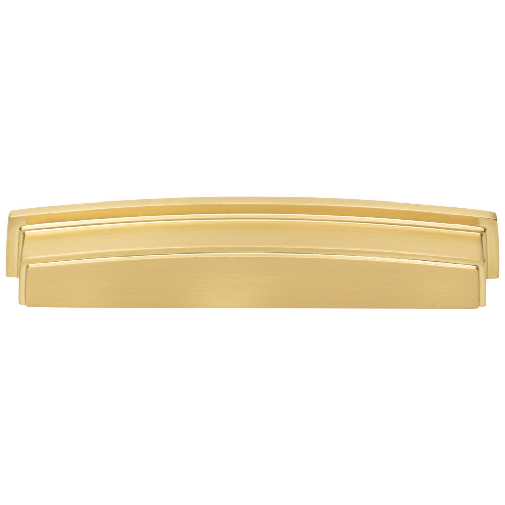 Hardware Resources 96 mm Center-to-Center Satin Nickel Square Renzo Cabinet Cup Pull