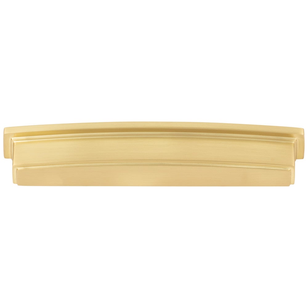 Hardware Resources 96 mm Center-to-Center Satin Nickel Square Renzo Cabinet Cup Pull
