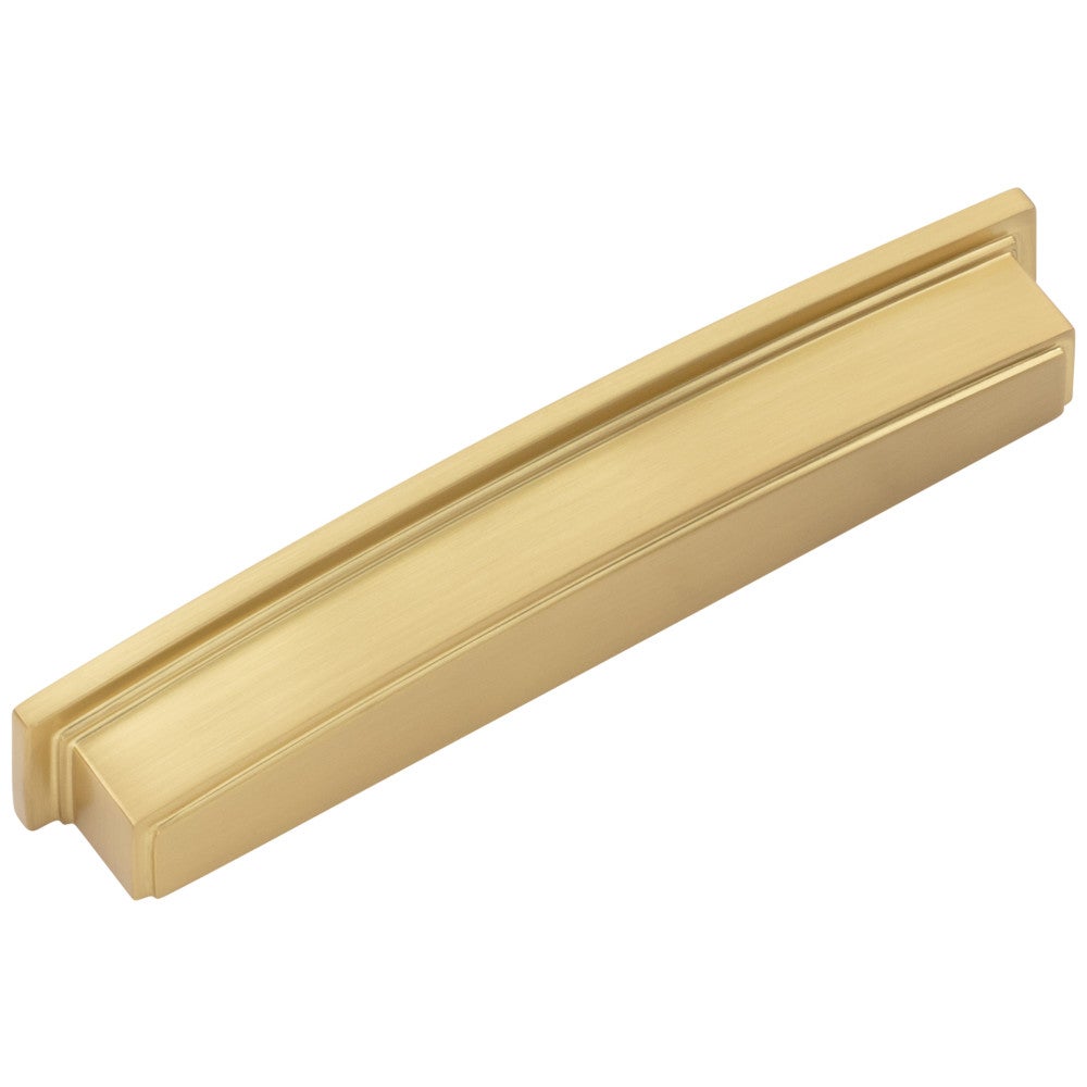 Hardware Resources 96 mm Center-to-Center Satin Nickel Square Renzo Cabinet Cup Pull