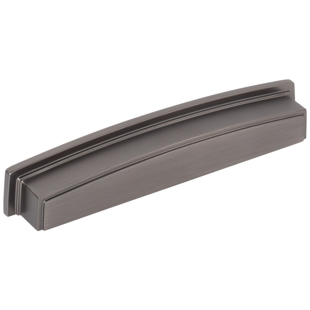 Hardware Resources 96 mm Center-to-Center Satin Nickel Square Renzo Cabinet Cup Pull