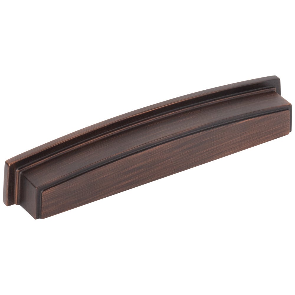 Hardware Resources 96 mm Center-to-Center Satin Nickel Square Renzo Cabinet Cup Pull
