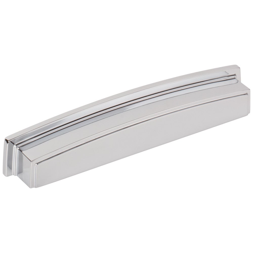 Hardware Resources 96 mm Center-to-Center Satin Nickel Square Renzo Cabinet Cup Pull