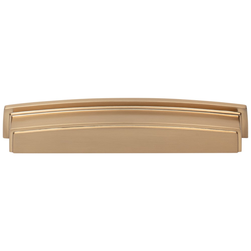 Hardware Resources 96 mm Center-to-Center Satin Nickel Square Renzo Cabinet Cup Pull