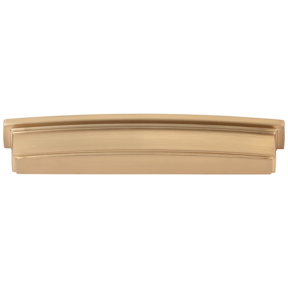 Hardware Resources 96 mm Center-to-Center Satin Nickel Square Renzo Cabinet Cup Pull