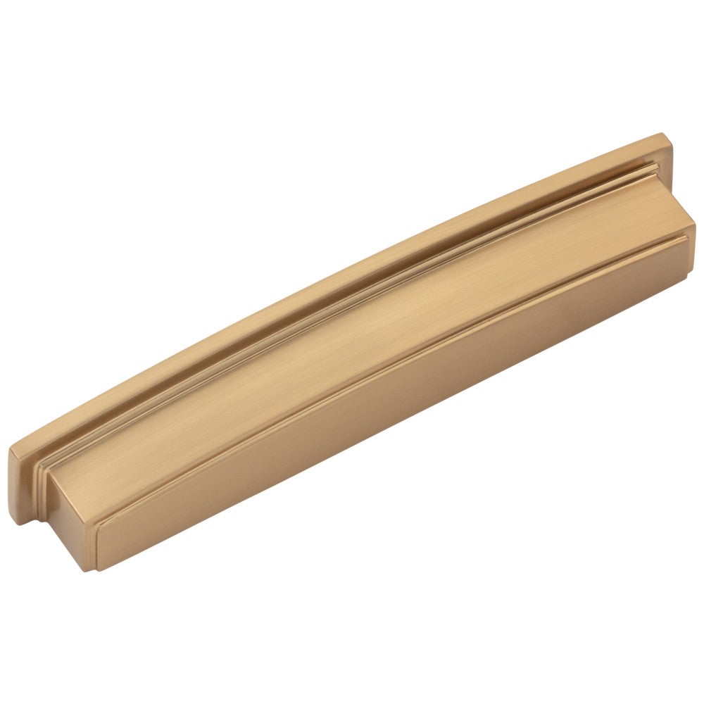 Hardware Resources 96 mm Center-to-Center Satin Nickel Square Renzo Cabinet Cup Pull