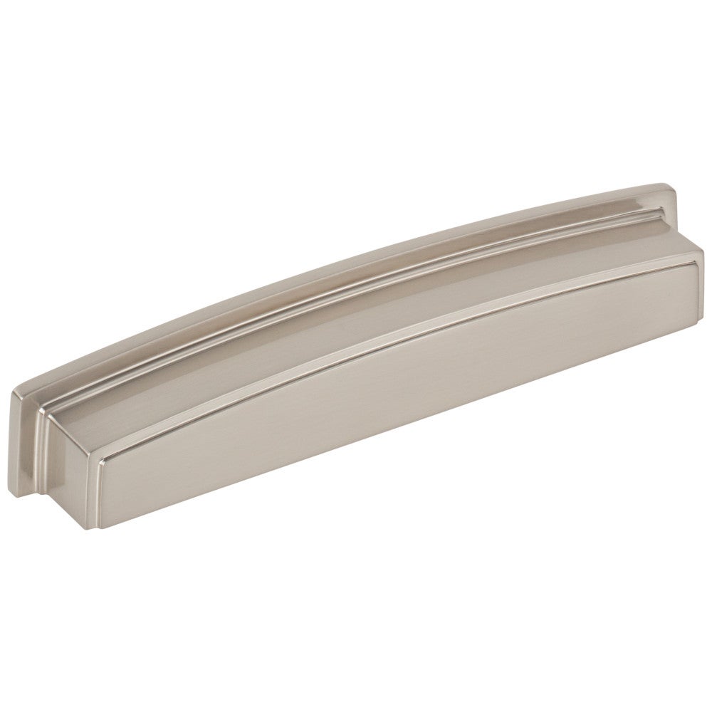 Hardware Resources 96 mm Center-to-Center Satin Nickel Square Renzo Cabinet Cup Pull