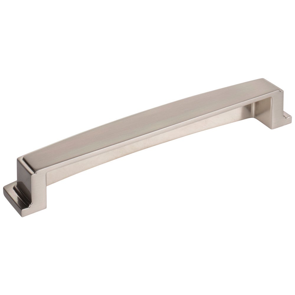 Hardware Resources 96 mm Center-to-Center Satin Nickel Square Renzo Cabinet Cup Pull
