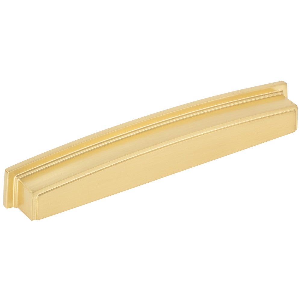 Hardware Resources 96 mm Center-to-Center Satin Nickel Square Renzo Cabinet Cup Pull