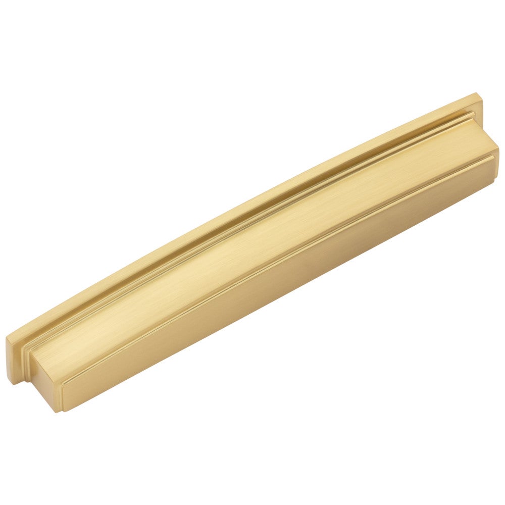 Hardware Resources 96 mm Center-to-Center Satin Nickel Square Renzo Cabinet Cup Pull