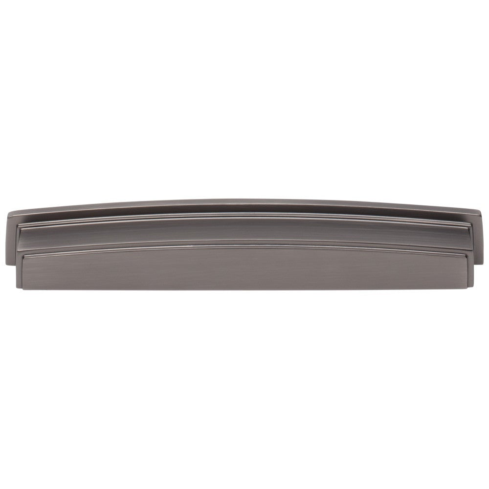Hardware Resources 96 mm Center-to-Center Satin Nickel Square Renzo Cabinet Cup Pull