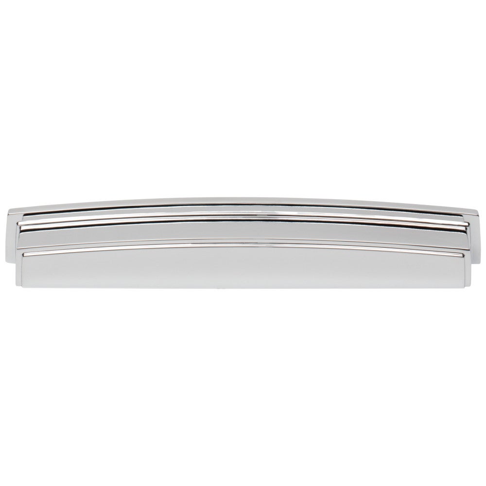 Hardware Resources 96 mm Center-to-Center Satin Nickel Square Renzo Cabinet Cup Pull
