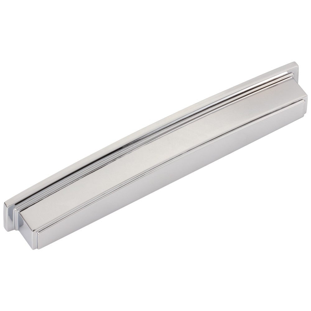 Hardware Resources 96 mm Center-to-Center Satin Nickel Square Renzo Cabinet Cup Pull