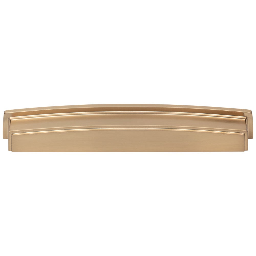 Hardware Resources 96 mm Center-to-Center Satin Nickel Square Renzo Cabinet Cup Pull