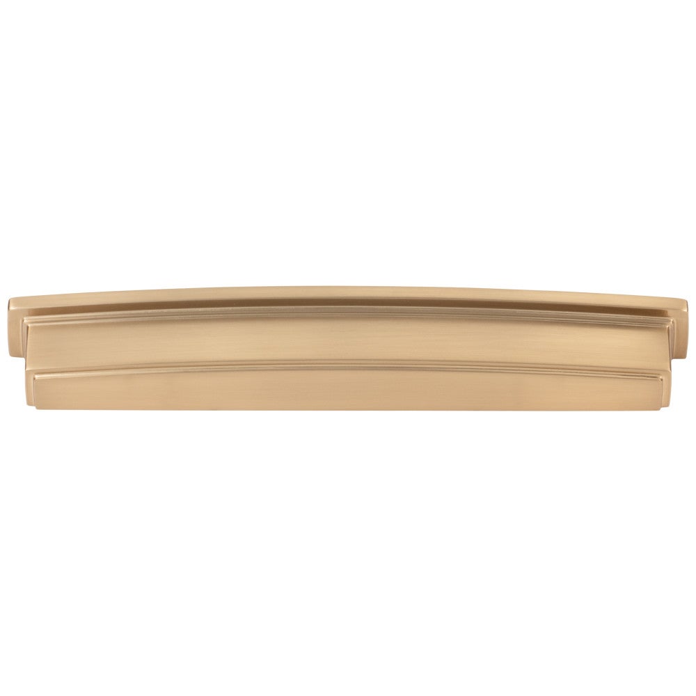 Hardware Resources 96 mm Center-to-Center Satin Nickel Square Renzo Cabinet Cup Pull