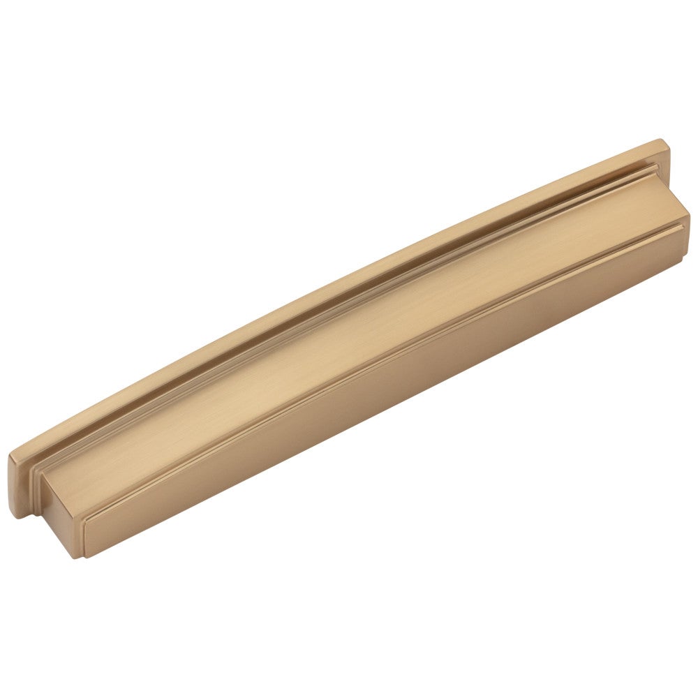 Hardware Resources 96 mm Center-to-Center Satin Nickel Square Renzo Cabinet Cup Pull