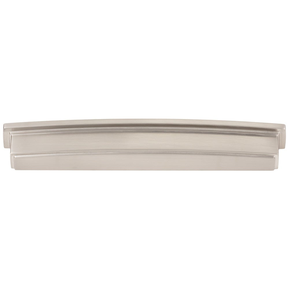 Hardware Resources 96 mm Center-to-Center Satin Nickel Square Renzo Cabinet Cup Pull
