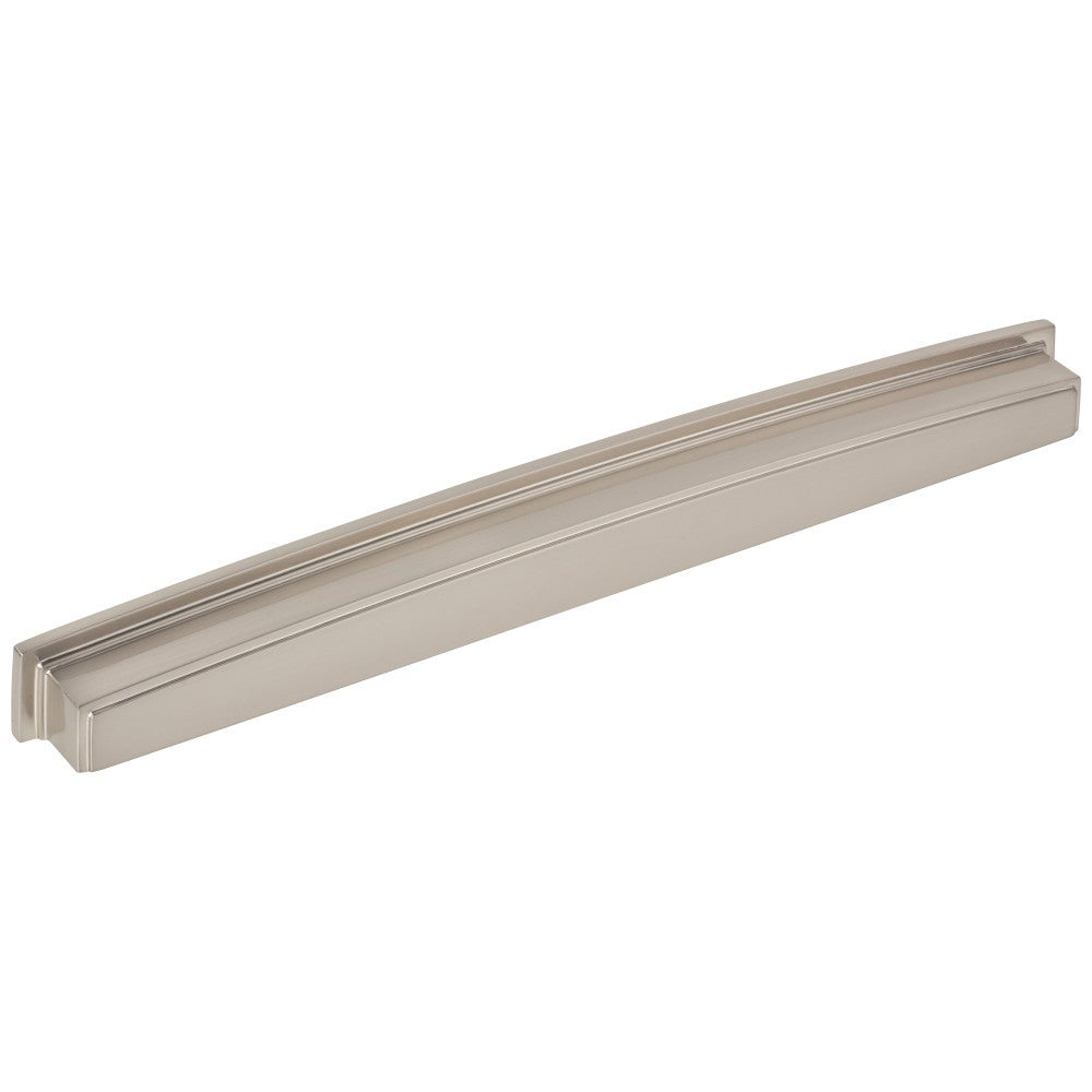 Hardware Resources 96 mm Center-to-Center Satin Nickel Square Renzo Cabinet Cup Pull