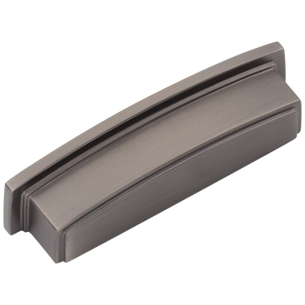 Hardware Resources 96 mm Center-to-Center Satin Nickel Square Renzo Cabinet Cup Pull