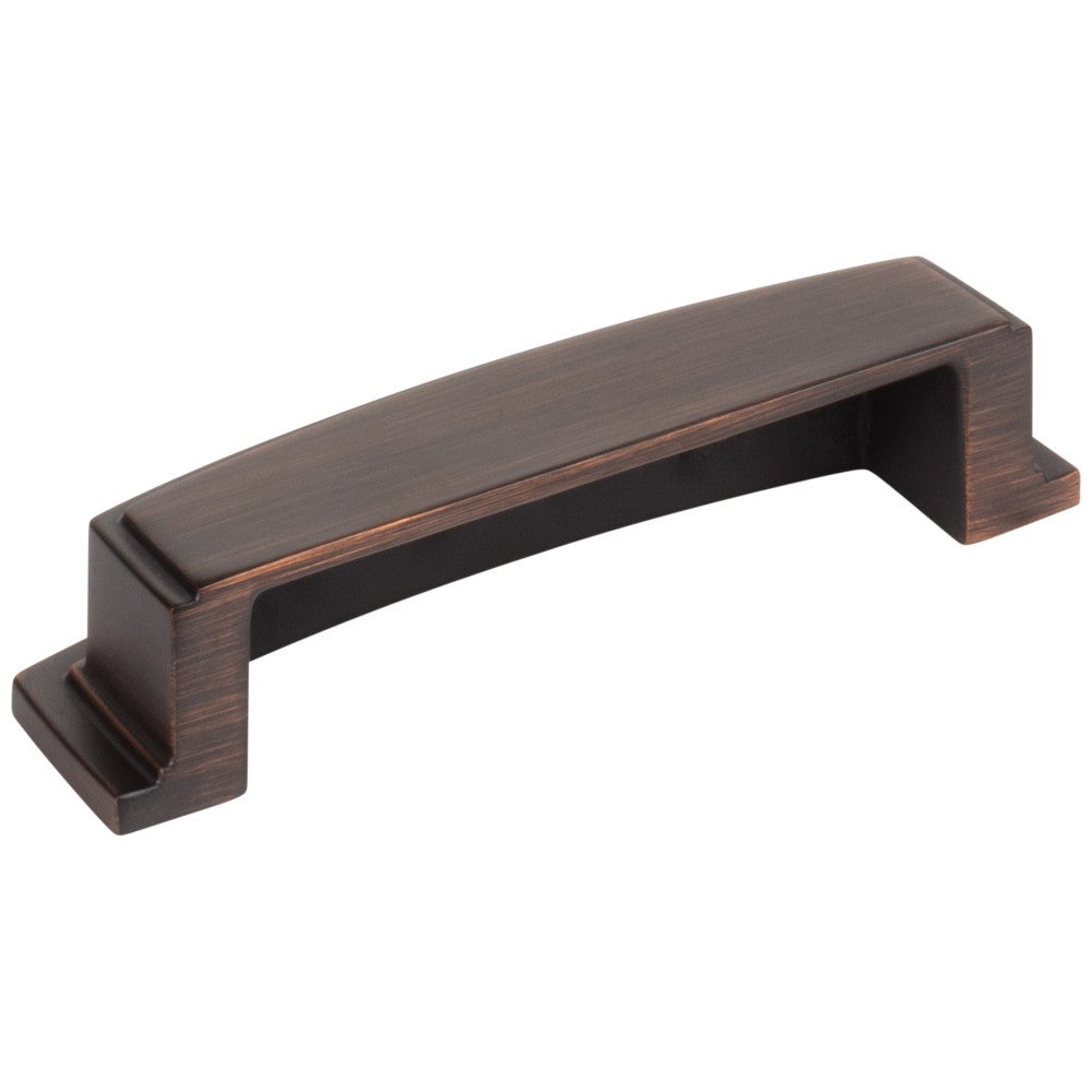 Hardware Resources 96 mm Center-to-Center Satin Nickel Square Renzo Cabinet Cup Pull