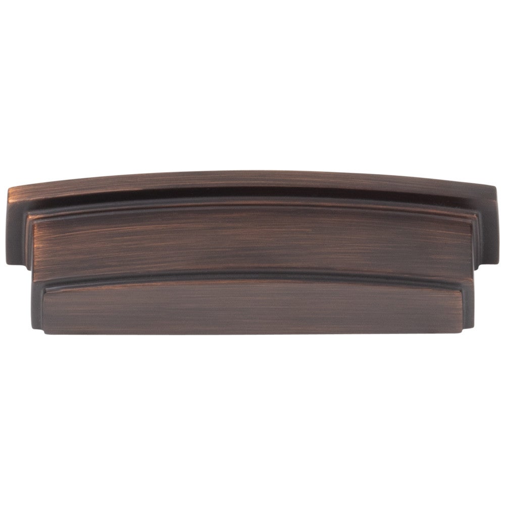 Hardware Resources 96 mm Center-to-Center Satin Nickel Square Renzo Cabinet Cup Pull