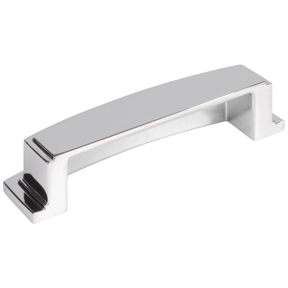 Hardware Resources 96 mm Center-to-Center Satin Nickel Square Renzo Cabinet Cup Pull
