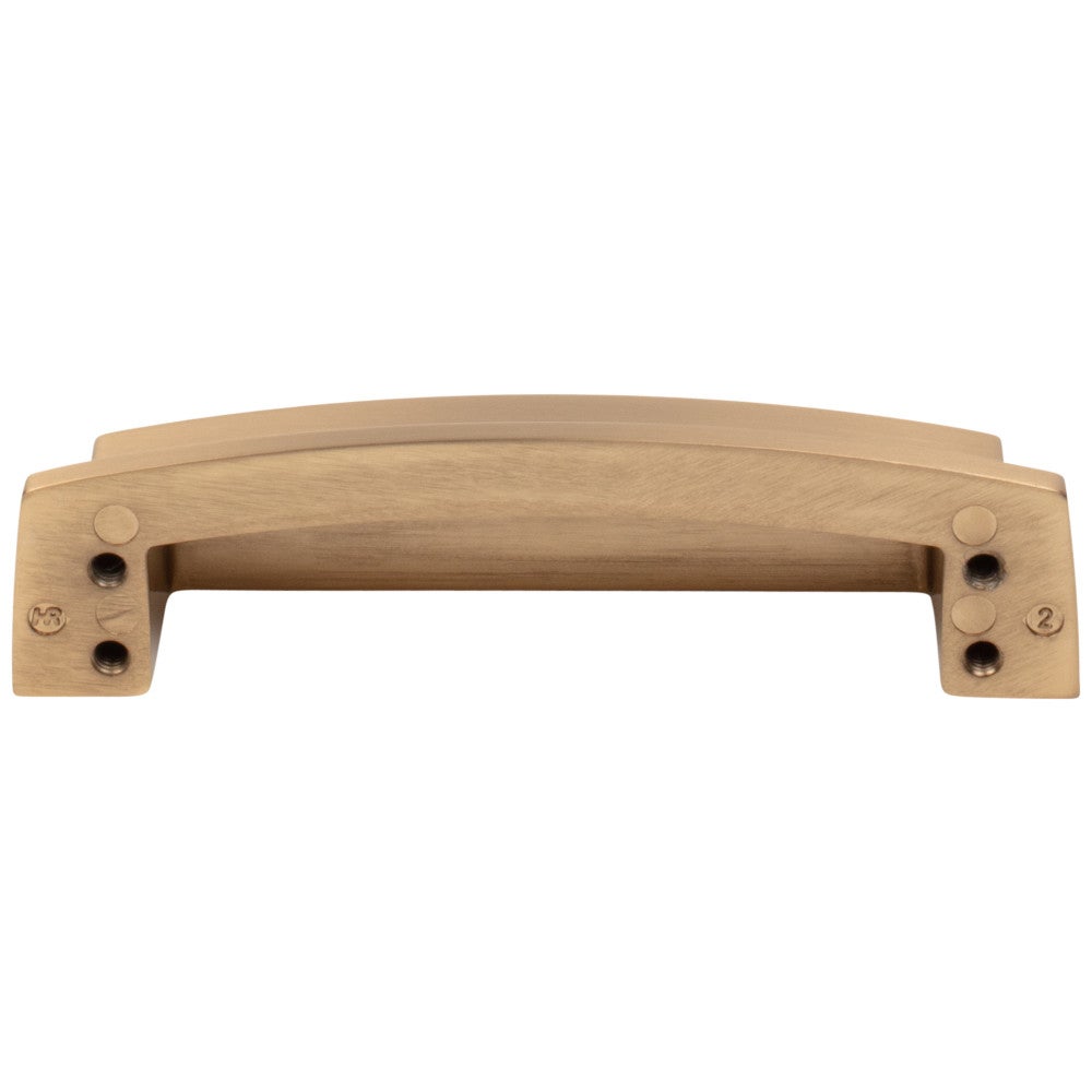 Hardware Resources 96 mm Center-to-Center Satin Nickel Square Renzo Cabinet Cup Pull