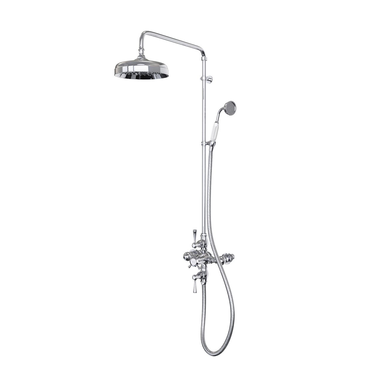 MAIDSTONE Exposed Thermostatic Bathroom Shower Set with Handshower