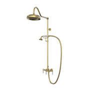 MAIDSTONE Exposed Porcelain Handle Shower Set with Handshower
