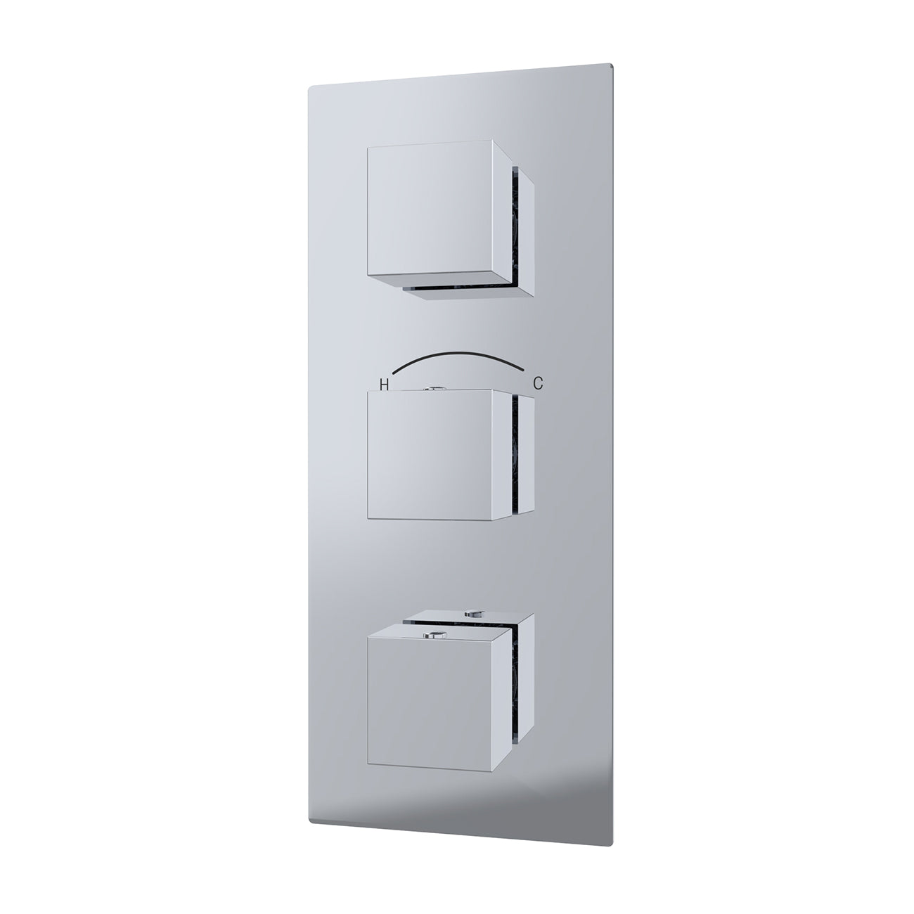 MAIDSTONE Thermostatic Valve -3F- 3 Square Handles