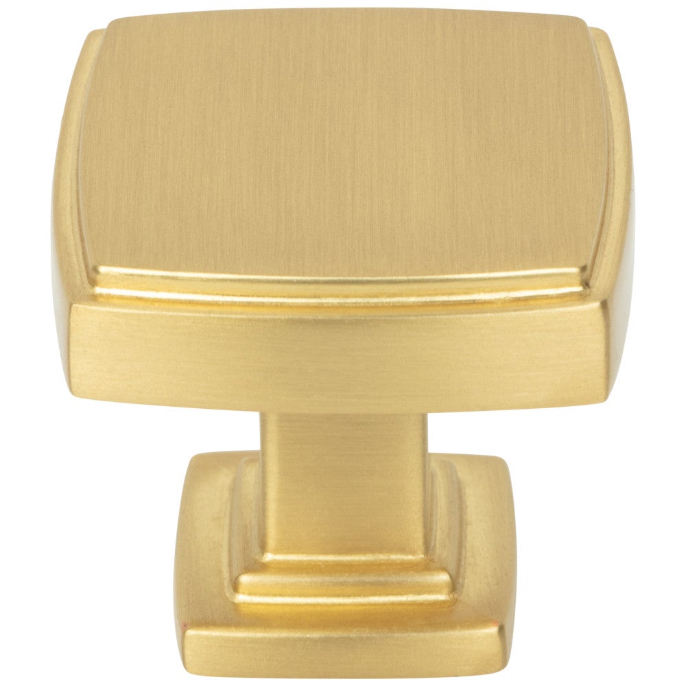 Hardware Resources 1-1/4" Overall Length Satin Nickel Square Renzo Cabinet Knob
