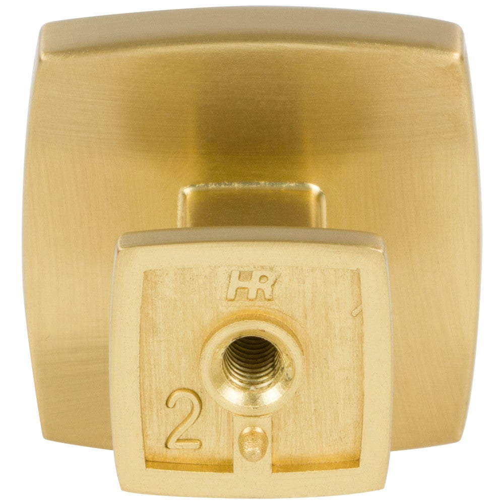 Hardware Resources 1-1/4" Overall Length Satin Nickel Square Renzo Cabinet Knob