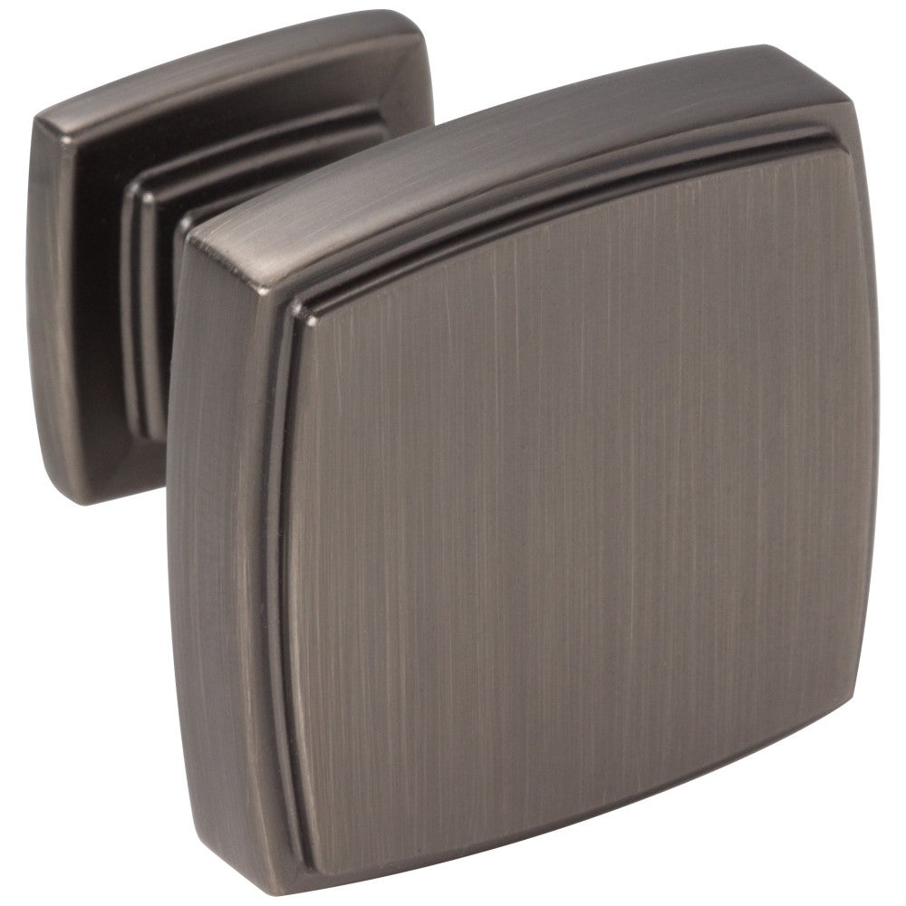 Hardware Resources 1-1/4" Overall Length Satin Nickel Square Renzo Cabinet Knob